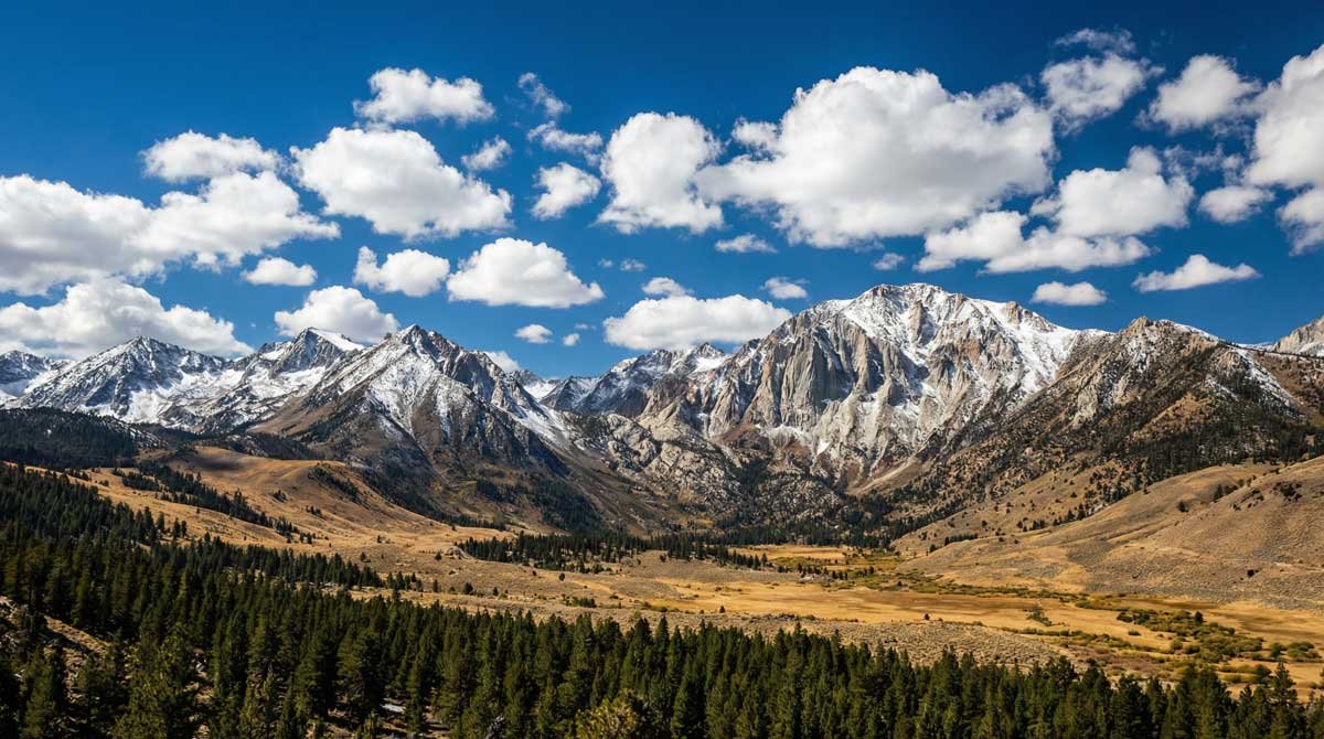 August Snow in Sierra Nevada