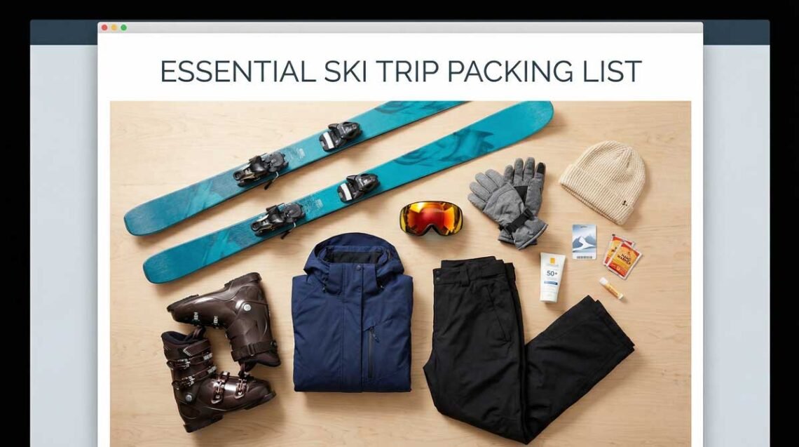 How to Pack for a Ski Trip