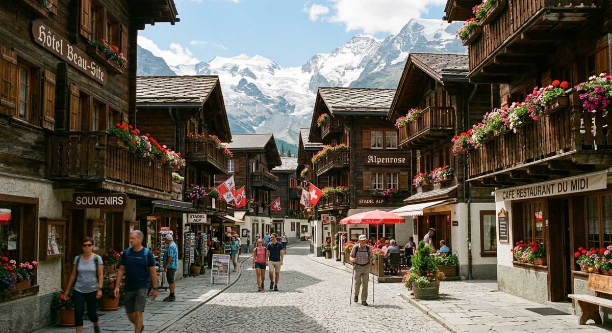 where to stay along the saas fee strasse