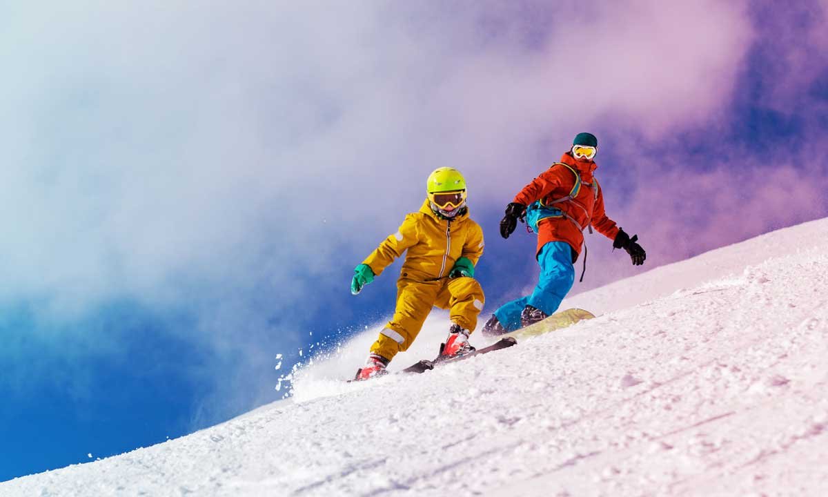Skiing vs Snowboarding